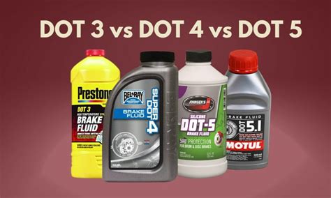 brake fluid dot 4 vs 5.1